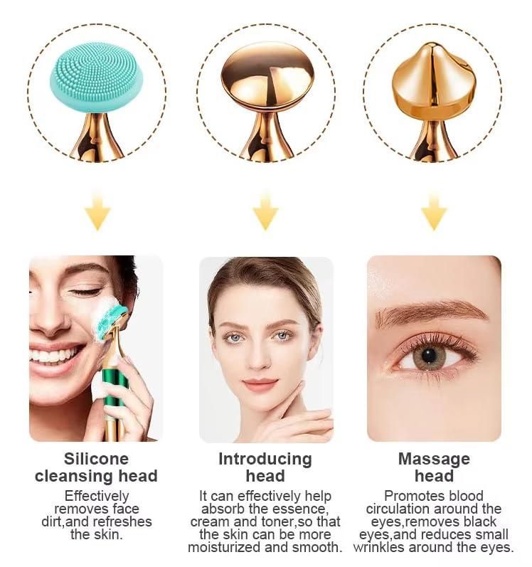 3-in-1 Face, Neck & Eyes Massager || Premium