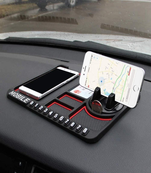 Multifunction Phone GPS Holder Anti-Slip Silicone Pad
