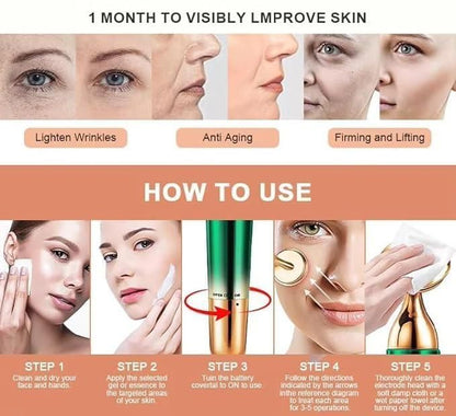 3-in-1 Face, Neck & Eyes Massager || Premium